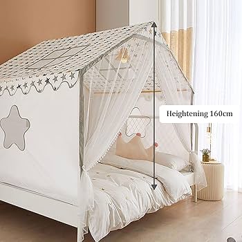 Amazon｜子供蚊帳ベッドキャノピーテントベッドネットキャノピー